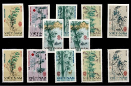 (047-67) Viet Nam  Flora / Plants / Bamboo / Bambus ** / Mnh   Michel 469-74 A+B - Viêt-Nam