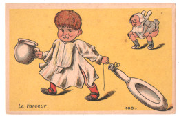 ENFANT. HUMOUR. LA FARCEUR. ENFANTS Avec Leur POT. - Cartes Humoristiques