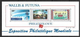 PROMO  Wallis Et Futuna - BF4 - PhilexFrance 89 MNH** - Blocs-feuillets