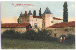 C. P. A. Couleur : 16 : Rouillac Et Ses Environs : Logis De Montaignon, Du XVIe Siècle, Animé, En 1943 - Rouillac