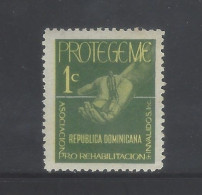 DOMINICAN REPUBLIC HAND HOLDING INVALID REHABILITATION TAX Sc RA41 MNH 1968 - Dominicaine (République)