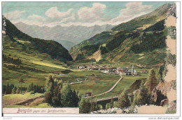 BERGUN GEGEN DEN BERGUNERSTEIN - COLORI N/V - FORMATO PICCOLO 9 X 14 . - Bergün/Bravuogn