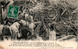 Nogent-sur-Seine Catastrophe Du 31 Octobre 1911 Disaster Disastro Aube 10400 Cpa Voyagée En TB.Etat - Nogent-sur-Seine