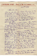 VP22.493 - PARIS 1905 - LAS - Lettre De M. Henri BOUTET, Dessinateur Et Graveur Français à M. RIDOUARD, Député ... - Schilders & Beeldhouwers