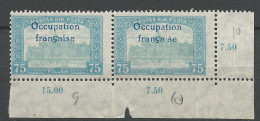 HONGRIE ( ARAD )  N° 16 Variétée I Squelettique à Française Tenant à Normal NEUF** LUXE SANS CHARNIERE / Hingeless / MNH - Ungebraucht