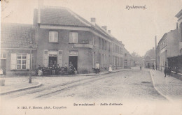 RIJKEVORSEL 1905 TRAM STATIE DE WACHTZAAL - SALLE D'ATTENTE - TERRAS MENSEN - HOELEN KAPELLEN 1142 - Rijkevorsel