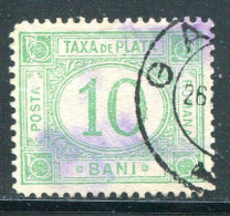 ROUMANIE- Taxe Y&T N°23- Oblitéré - Postage Due