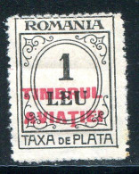 ROUMANIE- Taxe Y&T N°86- Neuf Avec Charnière * - Postage Due