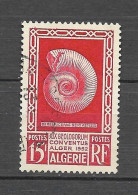 Timbres Oblitérés Algérie, N°297 Yt, Congrès De Géologie, Ammonite - Gebruikt