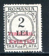 ROUMANIE- Taxe Y&T N°87- Neuf Avec Charnière * - Postage Due