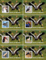 Burundi 2023, Birds Of Burundi, Duck, Owl, Henron, 8BF - Unused Stamps