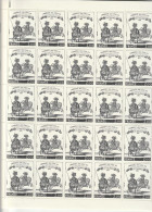 Feuille Complète De 25 Timbres Du  N° 1983 Les Tuileries 1662. - Ganze Bögen