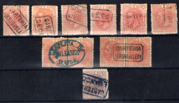 España Nº 210,211. Año 1882 - Used Stamps