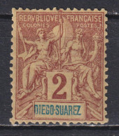 Timbre Neuf* De Diego Suarez  De 1892 N°26 MH - Ungebraucht