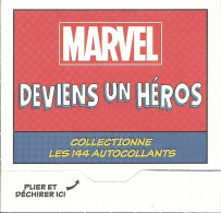 LOT DE 5 BLISTERS DE STICKERS LECLERC MARVEL - Marvel