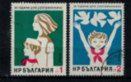 Bulgarie - "30ème Anniversaire De L'Organisation Septemvitch Des Pionniers" - Série Oblitérée N° 2102 à 2103 De 1974 - Gebruikt