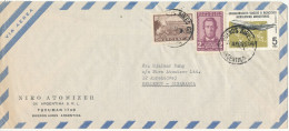 Argentina Air Mail Cover Sent To Denmark 22-5-1959 Topic Stamps - Luchtpost