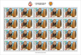 Burundi 2023, PAPU, Lion, Sheetlet - Unused Stamps