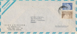Argentina Air Mail Cover Sent To Denmark 215-5-1964 Topic Stamps - Luchtpost