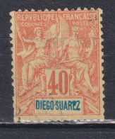 Timbre Oblitéré De Diego Suarez  De 1892 N°34 - Neufs