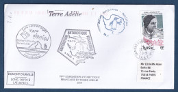 TAAF - Lettre Officielle - YT N° 894 - Yves Vallette - 2019 - Covers & Documents