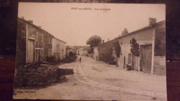 55.- PONT-SUR-MEUSE Rue Principale - Altri & Non Classificati