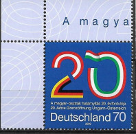 2009 Deutschland Germany Mi. 2759 **MNH EOL   20. Jahrestag Der Grenzöffnung Zwischen Ungarn Und Österreich - Ungebraucht