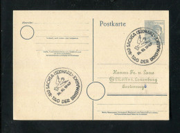 "ALL. BESETZUNG" 1947, SSt. "BAD SACHSA, Tag Der Briefmarke" Auf Postkarte (2002) - Postal  Stationery