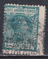 Timbre Obitéré D'Elobey De 1907 N°43 MH - Annobon & Corisco