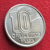 Brazil 10 Cruzeiros 1990 KM# 619.1 *VT Brasil Bresil Brasile Brazilia Brazilie - Brésil