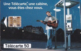 F813A  12/1997 - GUITARE - F.T. - 50 SC7or - (verso : N° Rouges Deux Lignes Centrés) - 1997