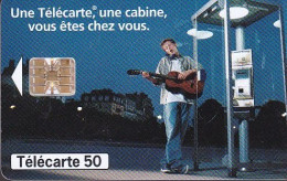 F813A  12/1997 - GUITARE - F.T. - 50 SC7or - (verso : N° Rouges Deux Lignes Vers Le Bas) - 1997