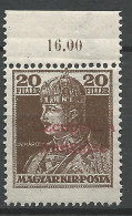 HONGRIE ( ARAD ) N° 24 NEUF** LUXE SANS CHARNIERE / Hingeless / MNH - Unused Stamps