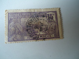 GUADELOUPE USED  STAMPS WITH POSTMARK 1924 - Andere & Zonder Classificatie