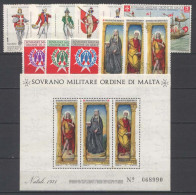 SMOM 1971 Annata Completa/Complete Year MNH/** VF - Malta (Orden Von)