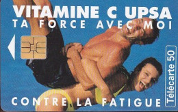 F714C  01/1998 - VITAMINE C UPSA - 50 SO3 (verso : N° Penchés A+7+C+6 Chiffres Deux Lignes - 2ème Ligne Vers La Droite) - 1998