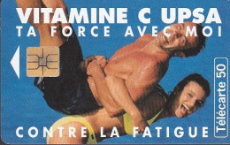 F714C  01/1998 - VITAMINE C UPSA - 50 SO3 (verso : N° Impacts Deux Lignes - 2ème Ligne Vers La Gauche Sous Le A) - 1998