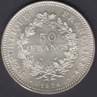 MONEDA FRANCIA - 50 FRANCOS 1976 - PLATA 30 Gr. - 50 Francs