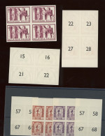 1956. Radiographie, Bébé, 998-1004    (tirage 25 Blocs De 4). - 1941-1960