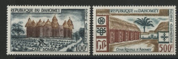 DAHOMEY POSTE AERIENNE N° 18 + 19 Neufs ** (MNH) Cote 20 € TB - Bénin – Dahomey (1960-...)