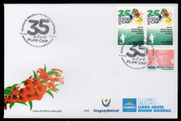 URUGUAY 2023 (Childhood, Education, Family, Social Assistance, Children, Games, Kites) - 1 Cover With Special Postmark - Sin Clasificación