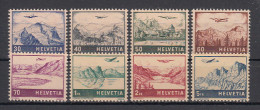 Svizzera Nuovi: P.A.  N. 27-34 **   - Unused Stamps