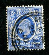 7622 BCx 1907 Scott # 36 Used Cat.$11. (offers Welcome) - East Africa & Uganda Protectorates