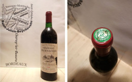 Château Bernones 1989 - Haut-Médoc - Cru Bourgeois - 1 X 75 Cl - Rouge - Wijn