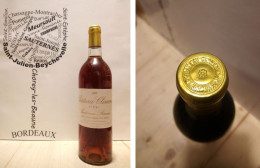 Château Climens 1990 - Sauternes - 1er Grand Cru Classé - 1 X 75 Cl - Liquoreux - Wine