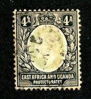 7632 BCx 1904 Scott # 22 Used Cat.$22.50 (offers Welcome) - East Africa & Uganda Protectorates