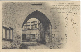 Delcampe - CPA Dept 01 PEROUGES Tampon Convoyeur Amberieux A Lyon - Pérouges