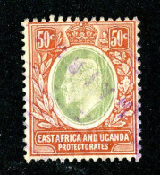 7637 BCx 1907 Scott # 38 Used Cat.$17.50 (offers Welcome) - East Africa & Uganda Protectorates