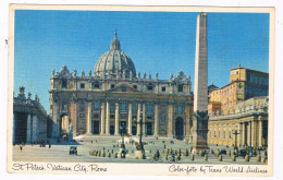 VAT-16   VATICAN CITY : St. Pieter (TWA Postcard) - Vatican