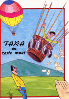 CPM - ILLUSTRATEUR FARABOZ - CARTE PERSONNELLE MEEGENS - BALLON MONTGOLFIERE - Dirigeables